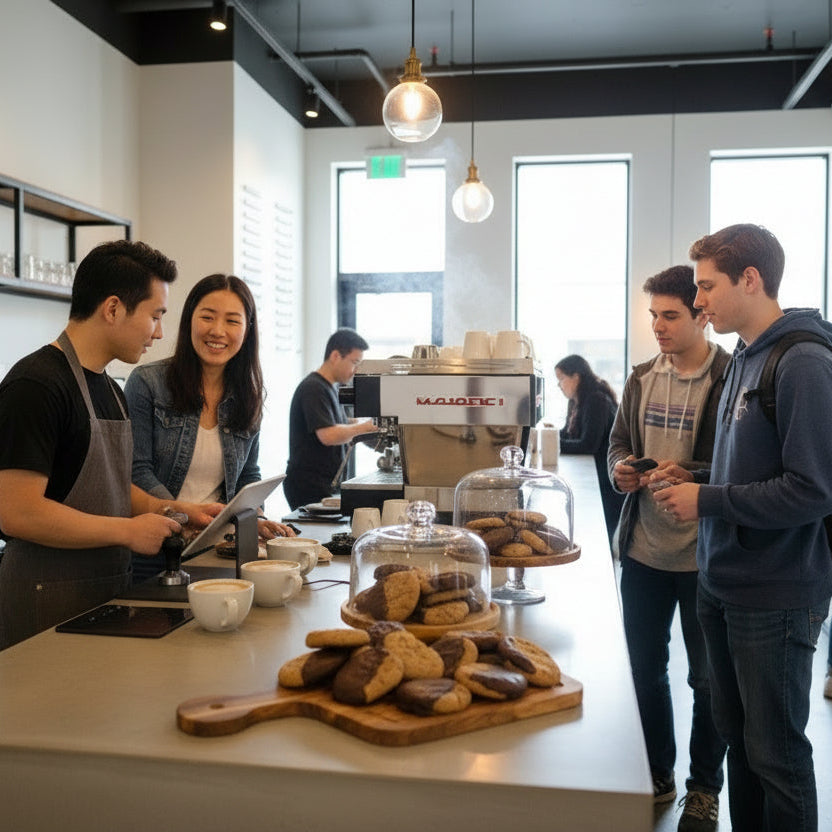 Coffee Shop Bulk 120 Count Chocolate Dipped Chocolate Chunk Allergy Friendly and Gluten Free Cookie