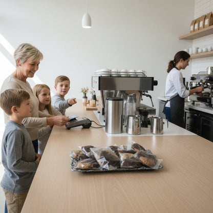 Coffee Shop Bulk 120 Count Chocolate Dipped Salted Caramel Allergy Friendly and Gluten Free Cookie