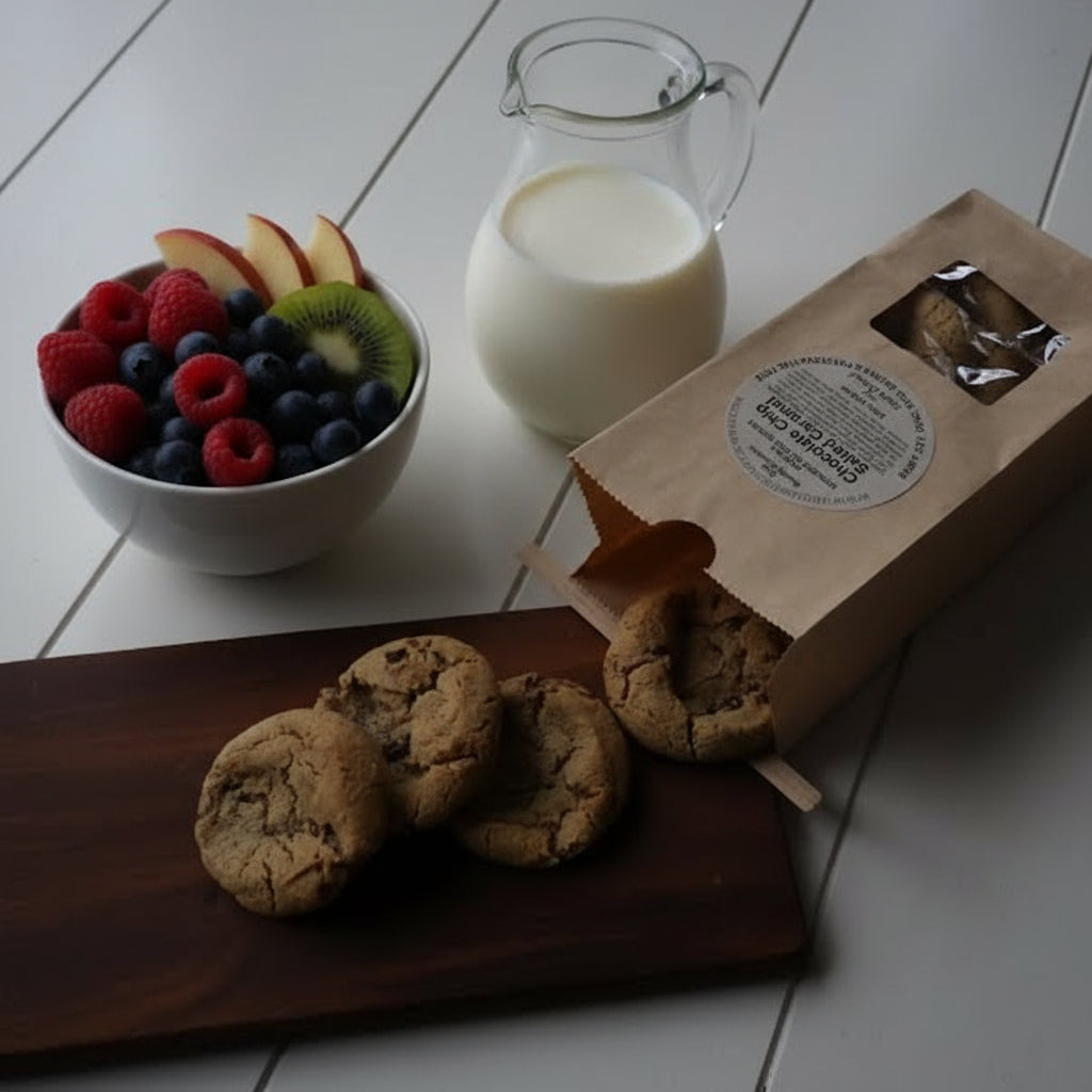 Chocolate Chip Salted Caramel Cookie Bag - One Dozen Allergy Friendly & Gluten Free