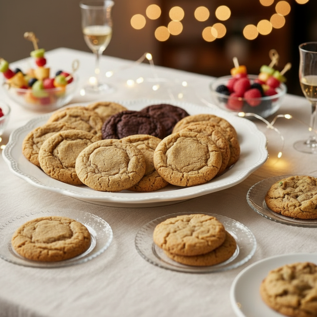 Clean Cookie Bundle at Party Table - Plain Cookies