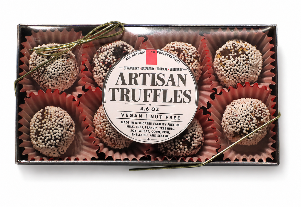 Truffle Gift Box 4.6 oz - Organic Fruit Collection